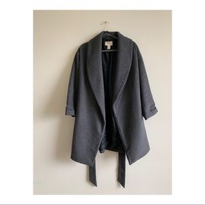 H&M PEA COAT WITH BELT